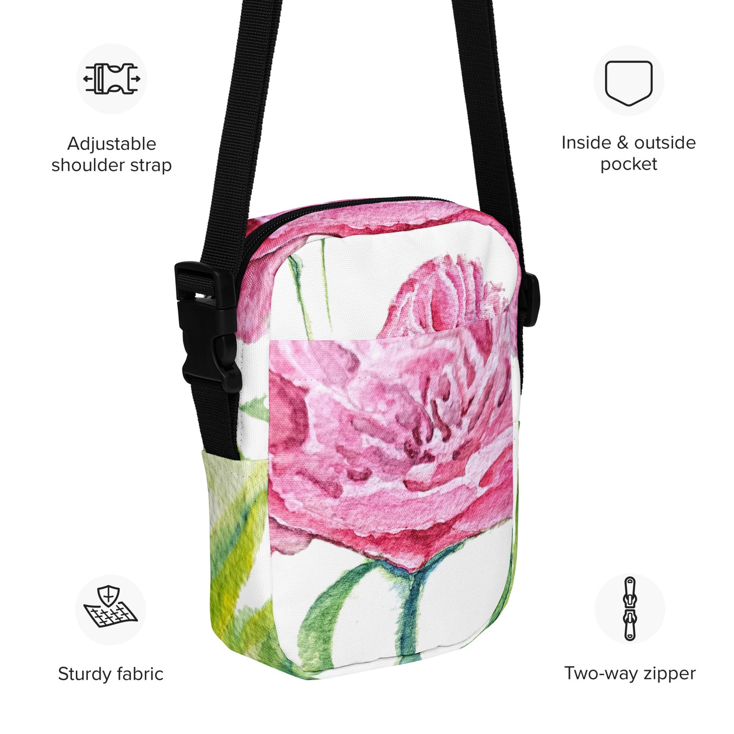 Peony - Utility crossbody bag