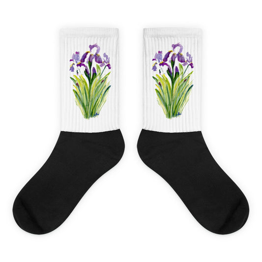 Tall Iris - Socks