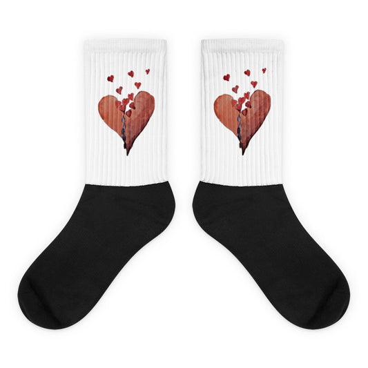 Flowing Hearts - Socks