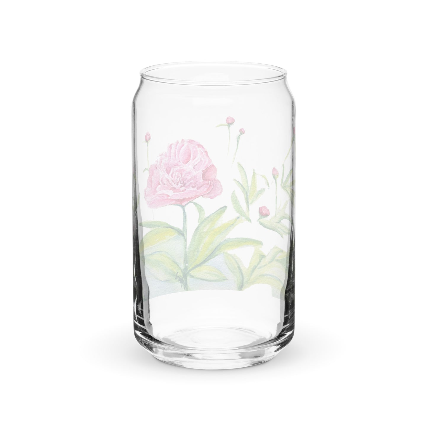 Peony - Can-shaped glass