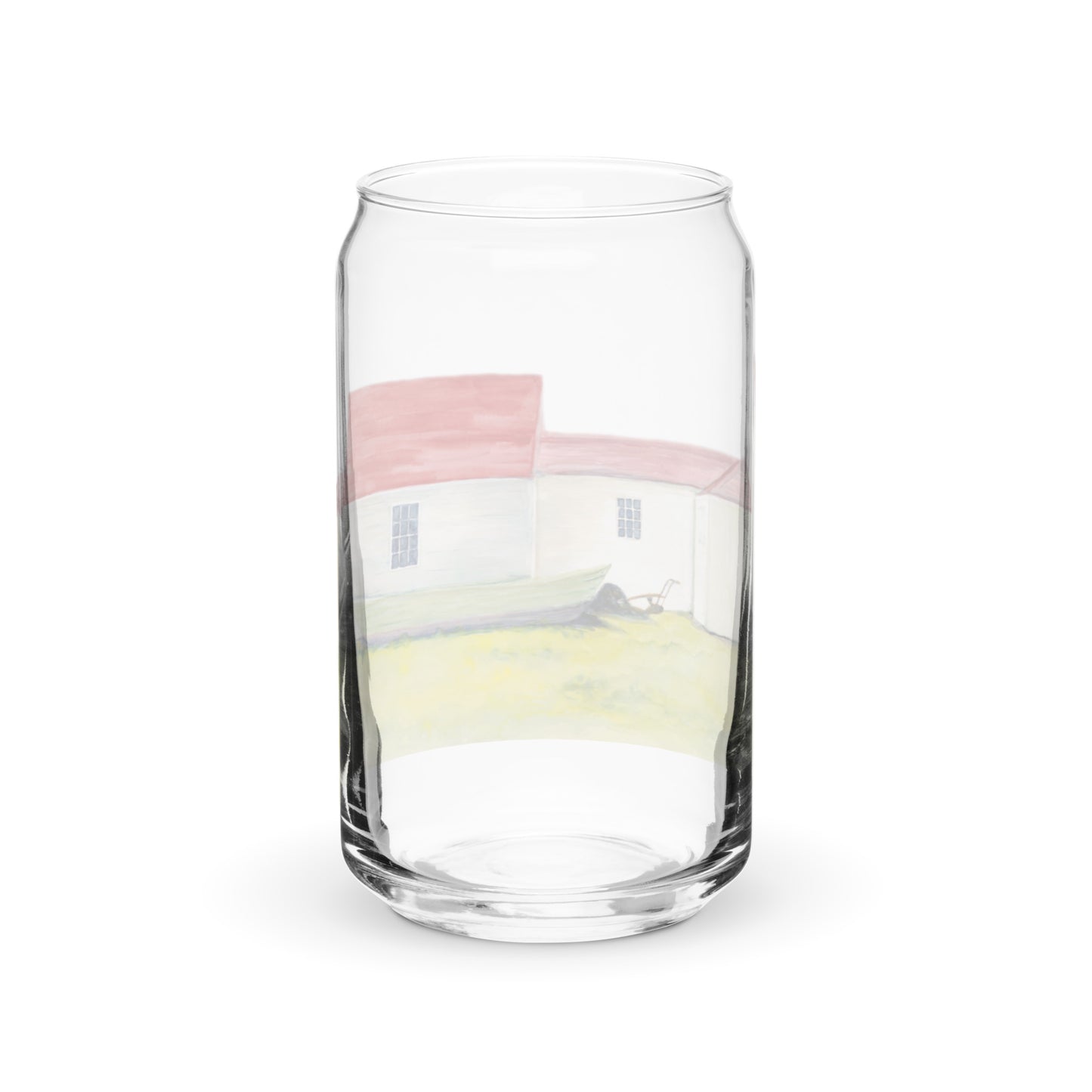 Monhegan Lighthouse - Can-shaped glass