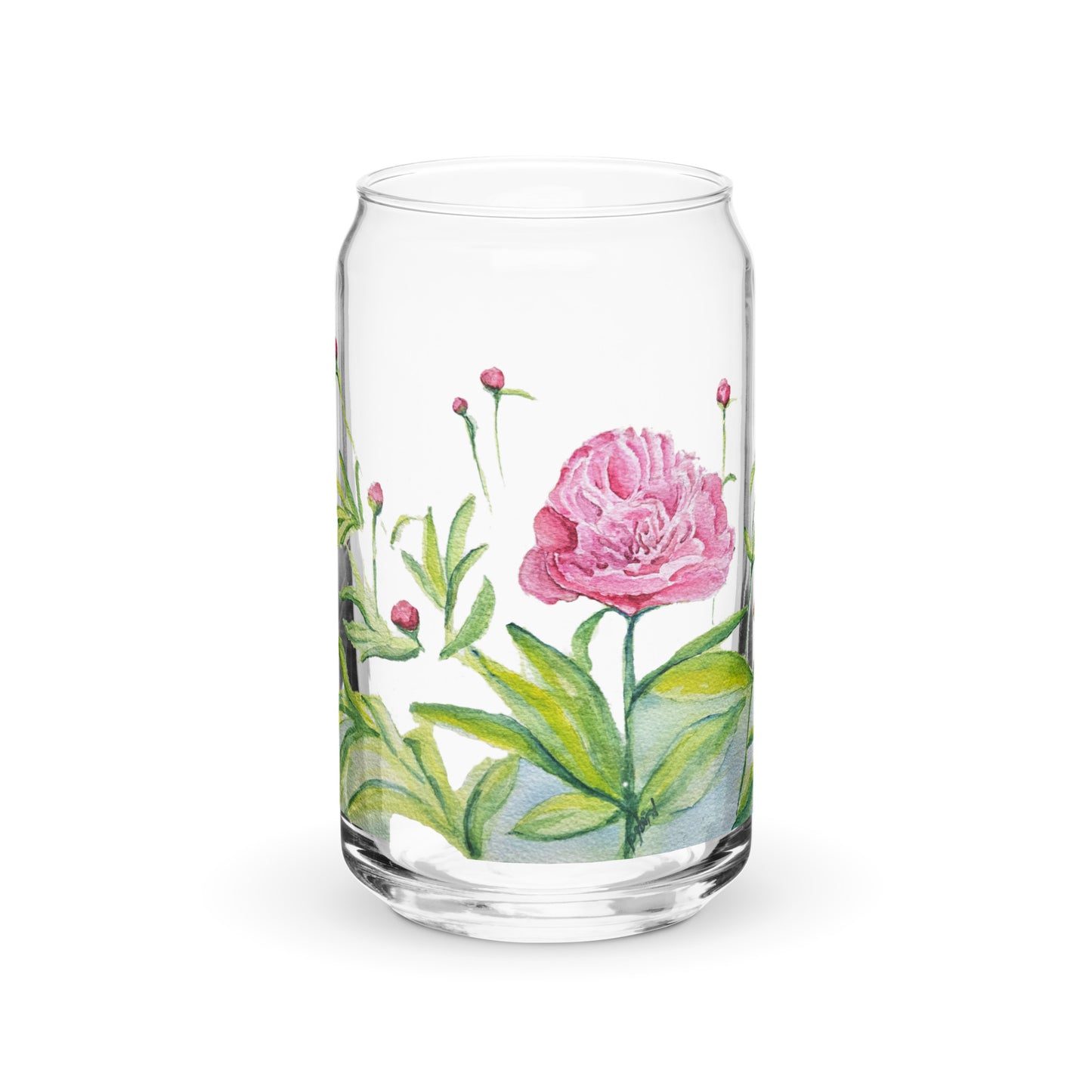 Peony - Can-shaped glass