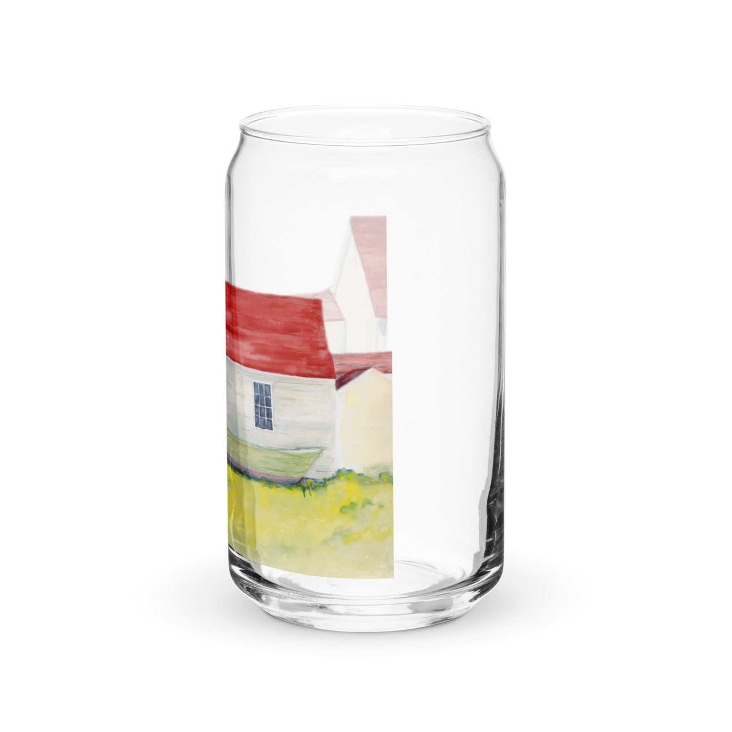 Monhegan Lighthouse - Can-shaped glass