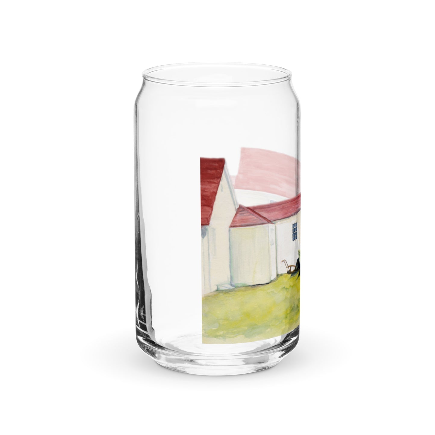 Monhegan Lighthouse - Can-shaped glass