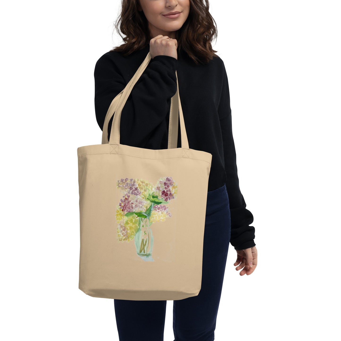 Hydrangea vase - Eco Tote Bag