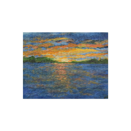 Sunset Over the Ocean - Jigsaw puzzle