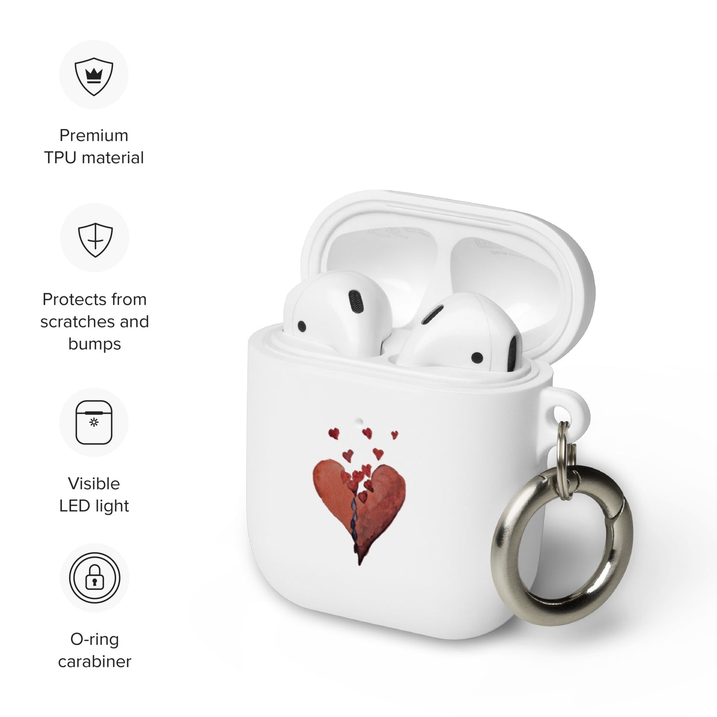 Flowing Heart - Rubber Case for AirPods®