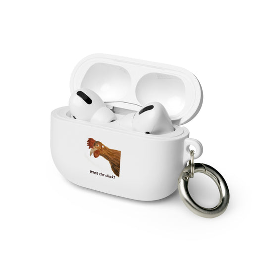 'What the Cluck' - Rubber Case for AirPods®