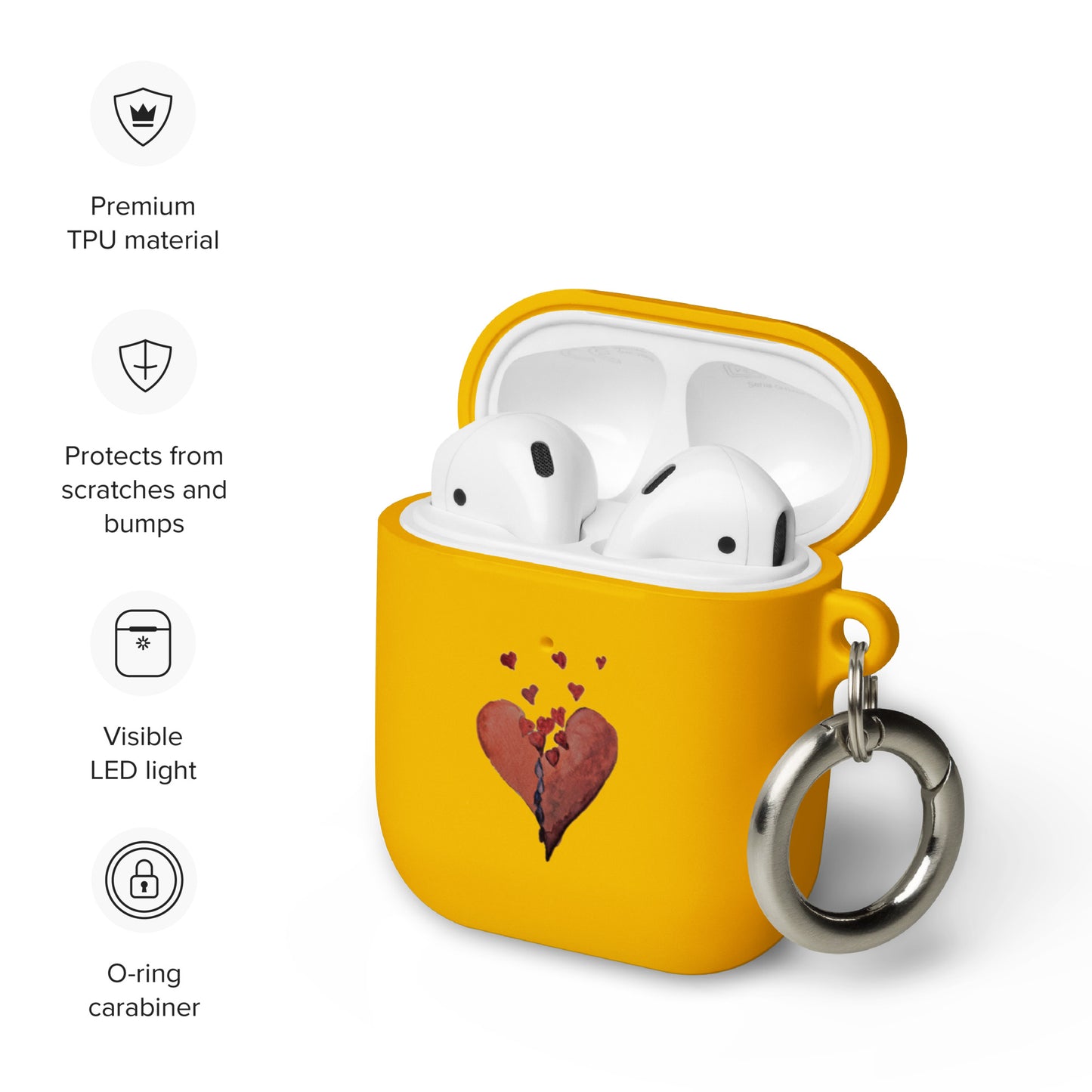 Flowing Heart - Rubber Case for AirPods®