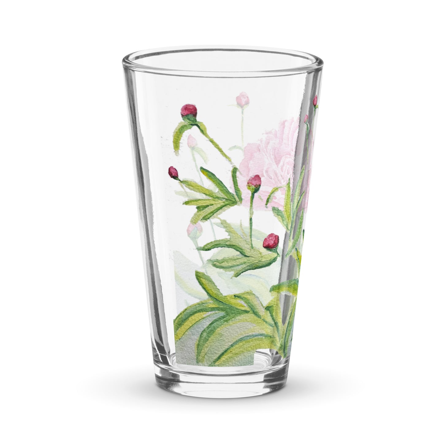 Peony - Shaker pint glass