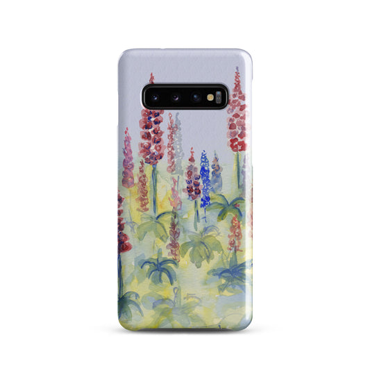 Pink and blue Lupine Snap case for Samsung®