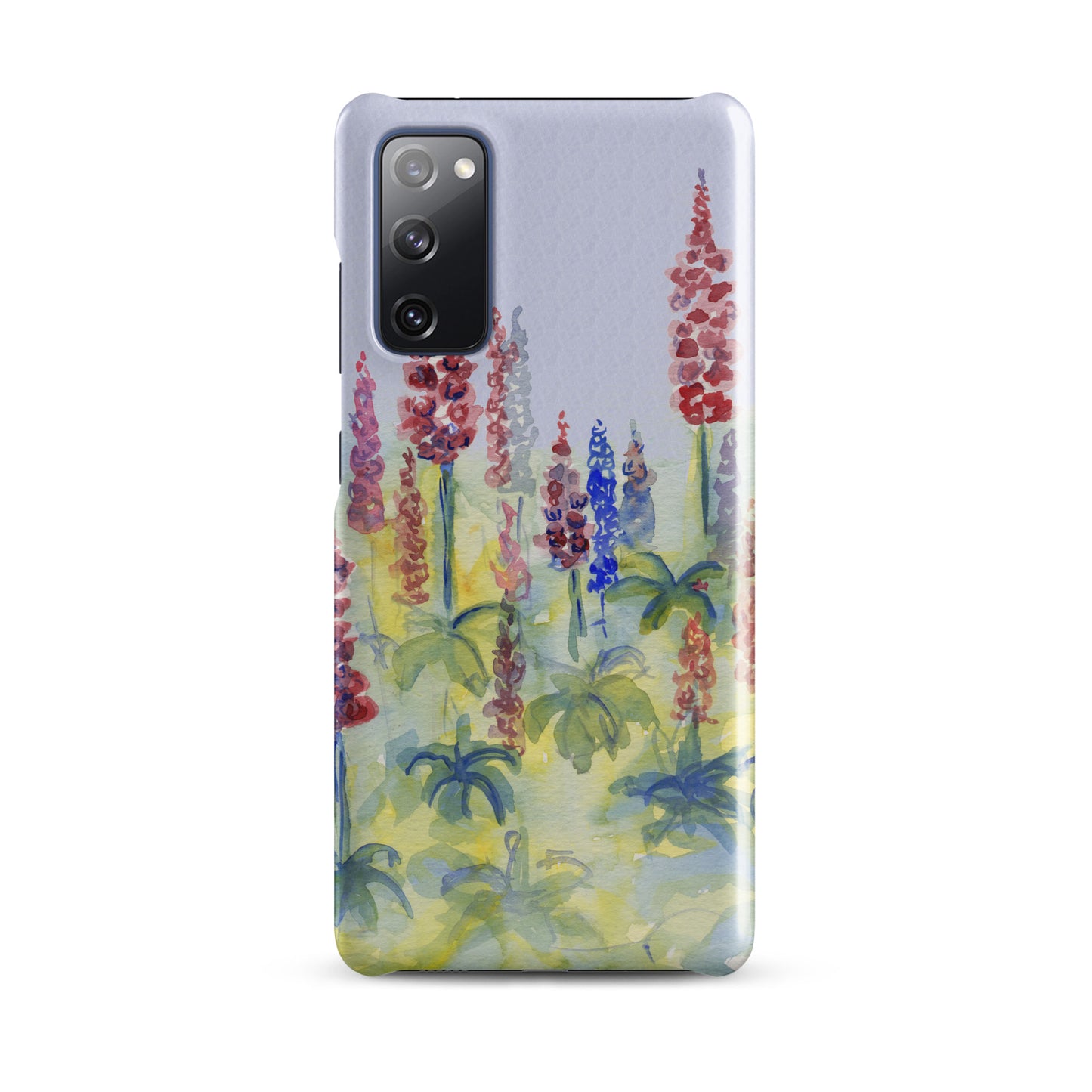 Pink and blue Lupine Snap case for Samsung®