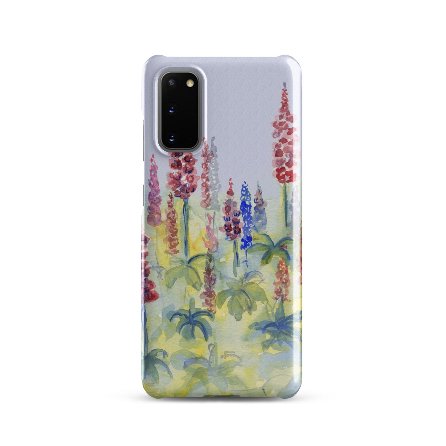 Pink and blue Lupine Snap case for Samsung®