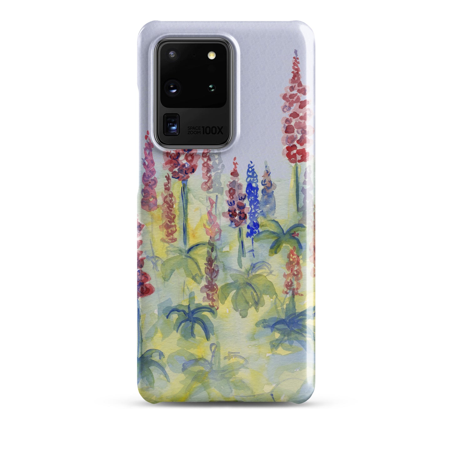 Pink and blue Lupine Snap case for Samsung®