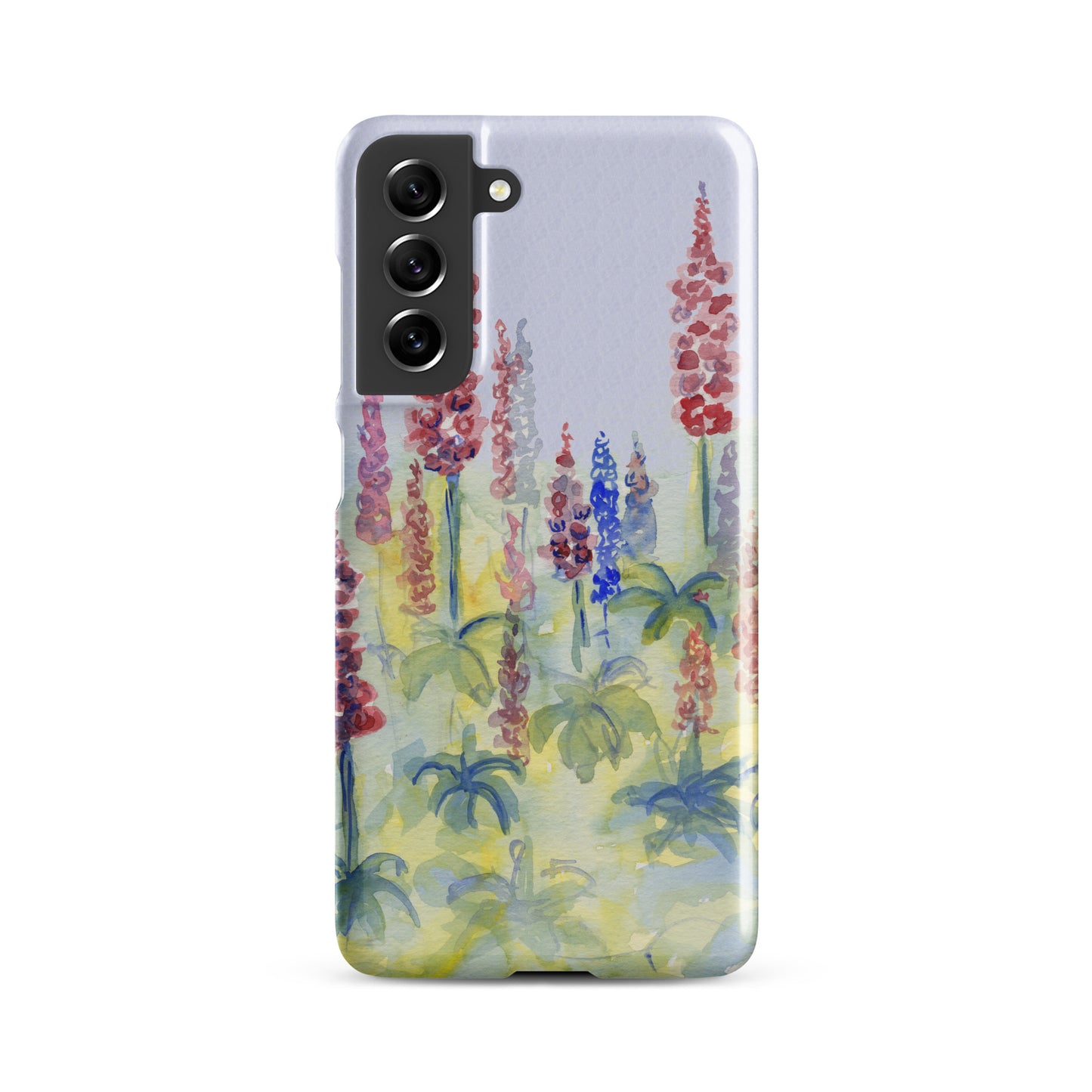 Pink and blue Lupine Snap case for Samsung®