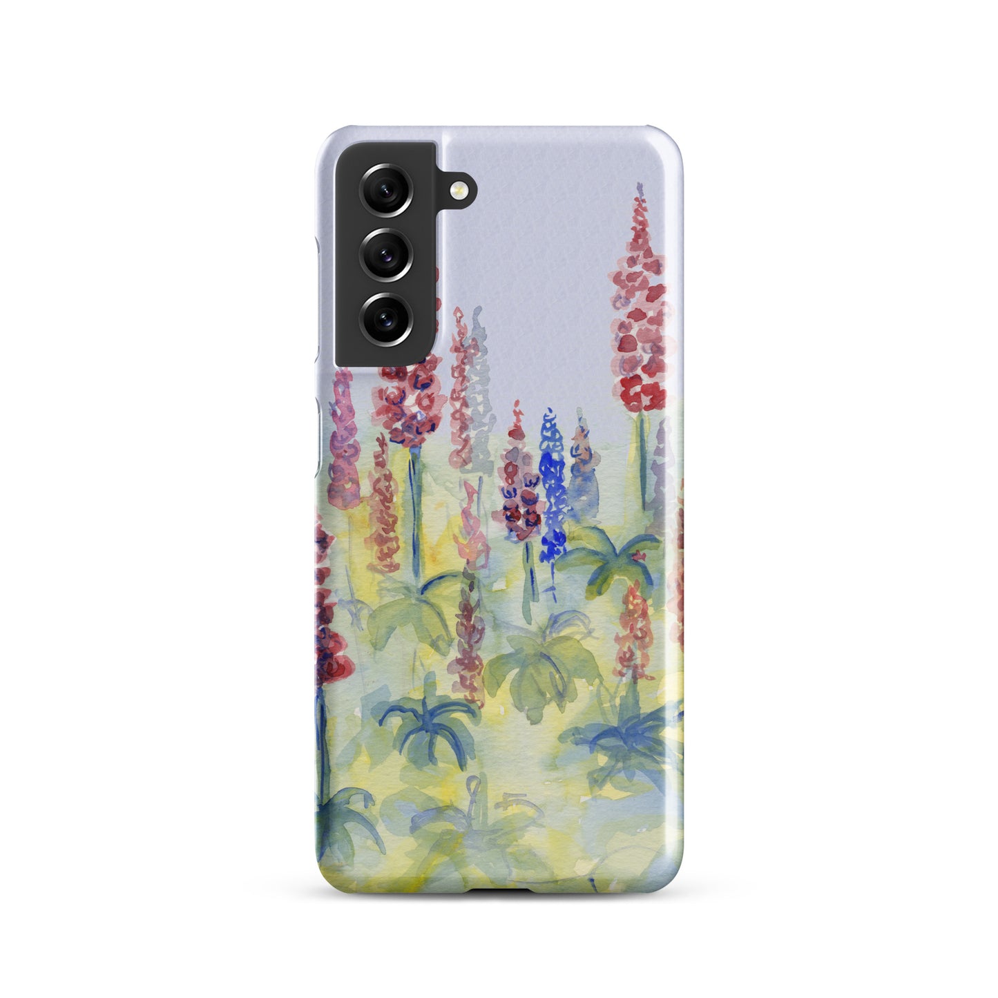 Pink and blue Lupine Snap case for Samsung®