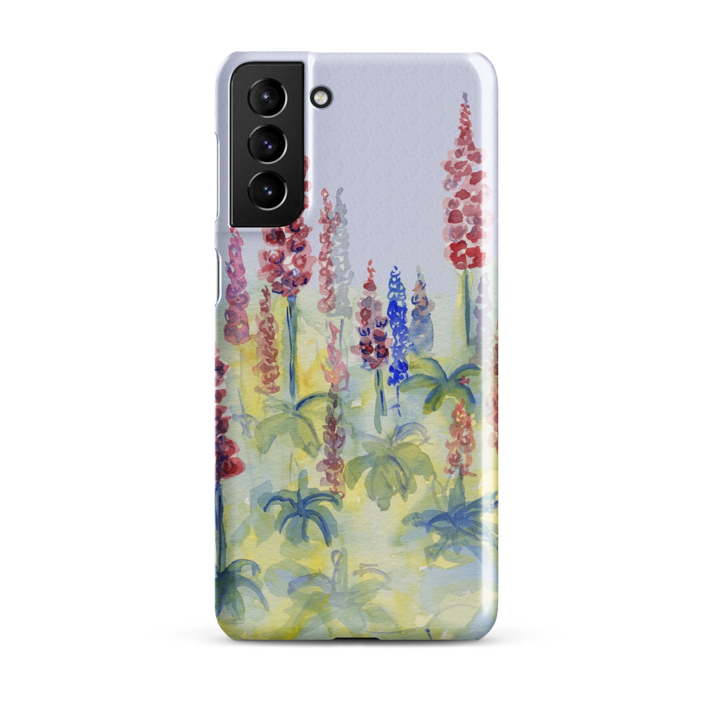 Pink and blue Lupine Snap case for Samsung®