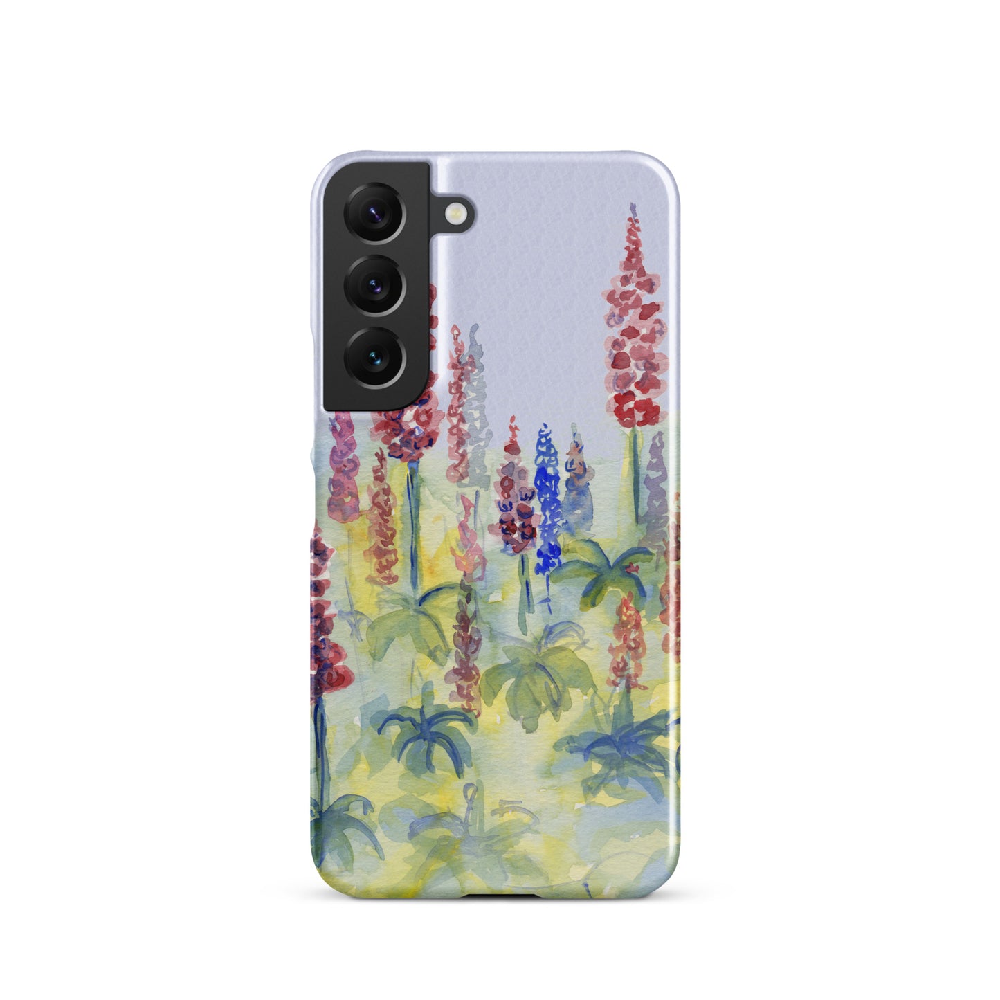 Pink and blue Lupine Snap case for Samsung®