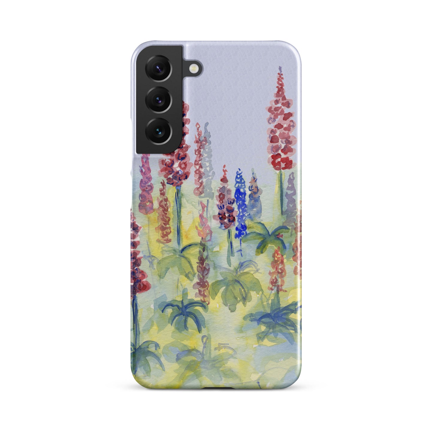 Pink and blue Lupine Snap case for Samsung®