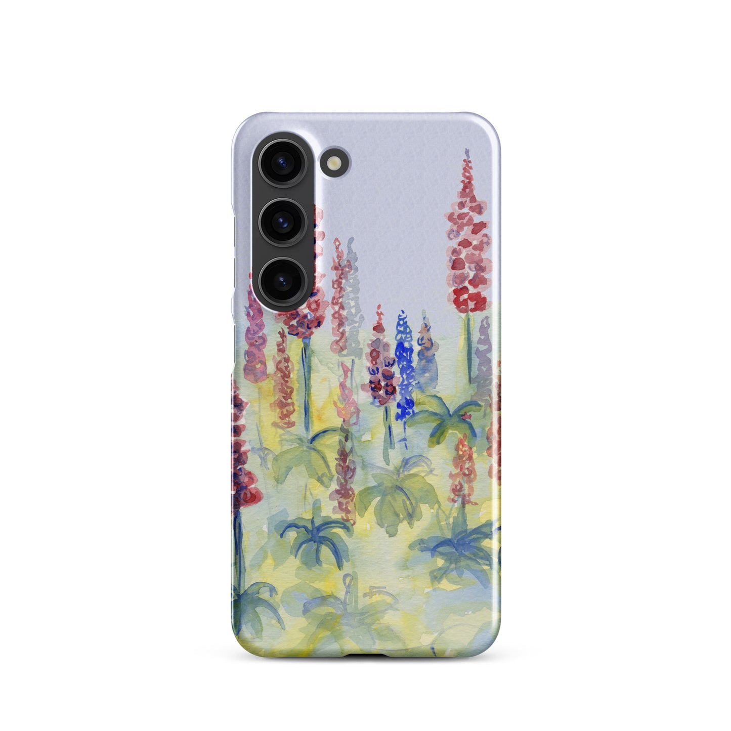 Pink and blue Lupine Snap case for Samsung®