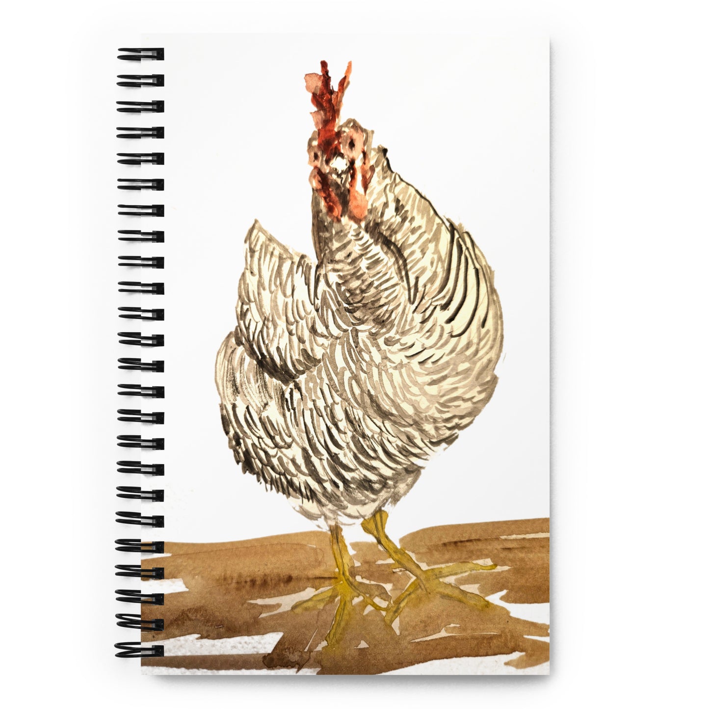 Mookie the Chicken - Spiral notebook