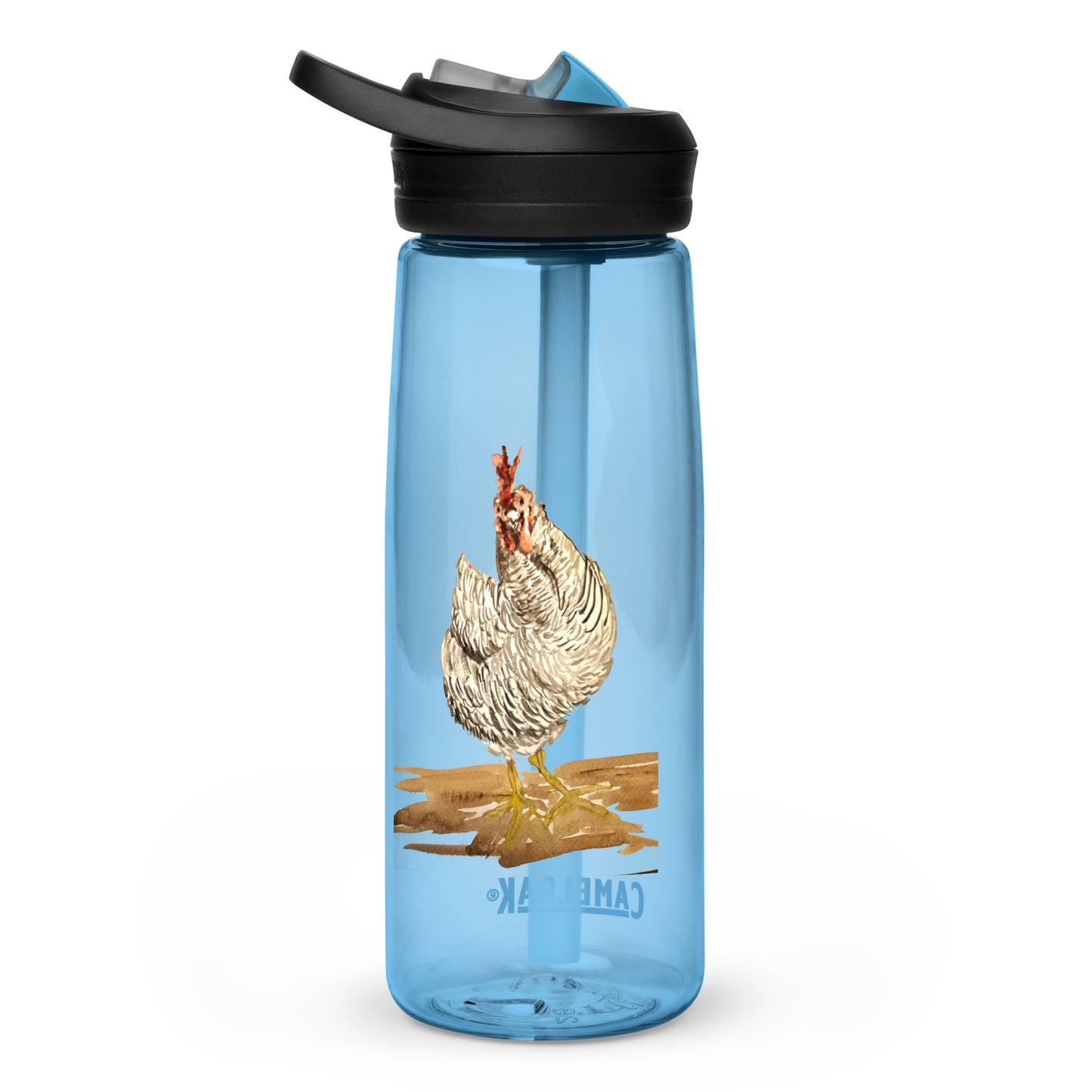 Mookie the Chicken - Sports water bottle