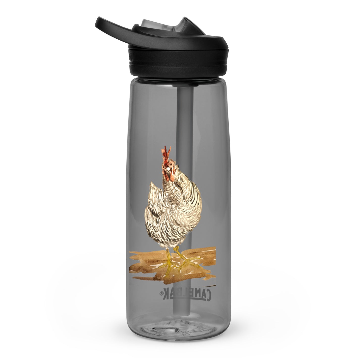 Mookie the Chicken - Sports water bottle