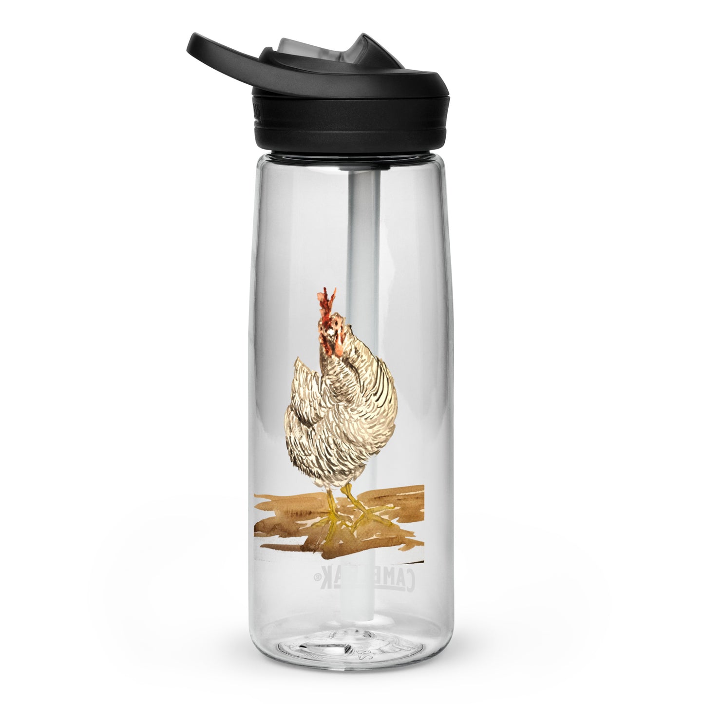 Mookie the Chicken - Sports water bottle