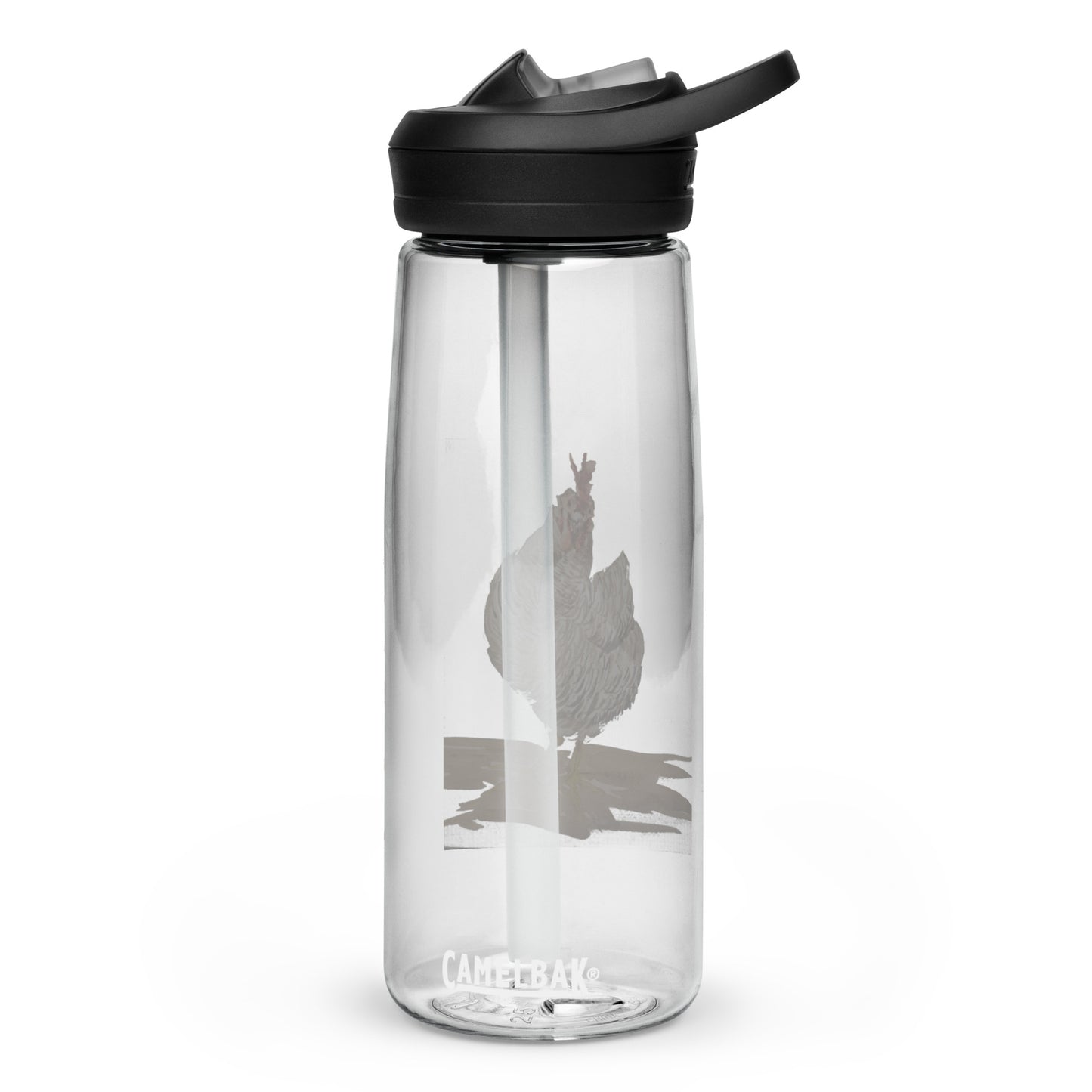 Mookie the Chicken - Sports water bottle