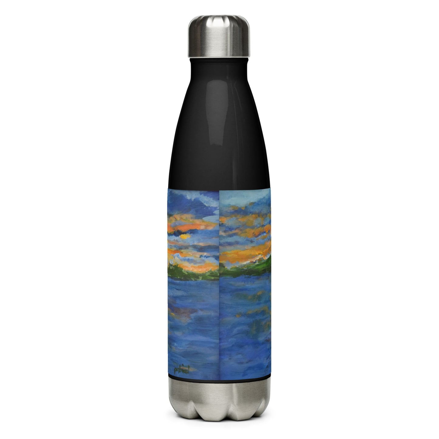 Sunset over the Ocean - Stainless Steel Water Bottle