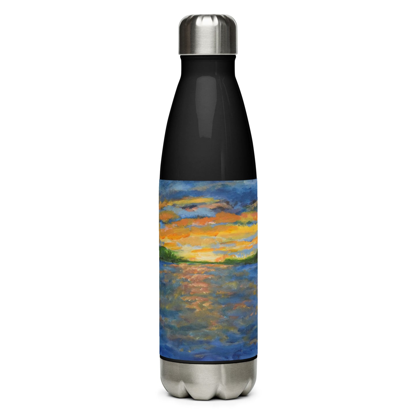 Sunset over the Ocean - Stainless Steel Water Bottle