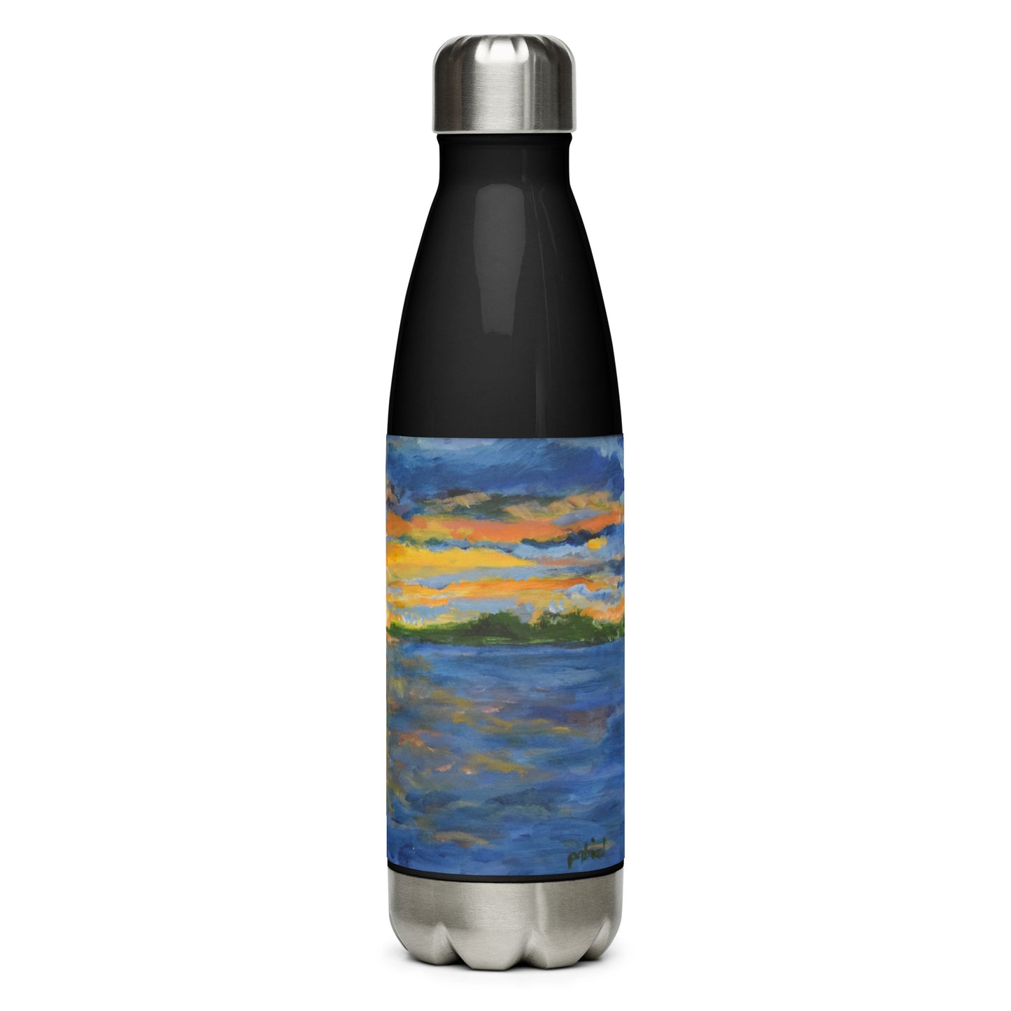 Sunset over the Ocean - Stainless Steel Water Bottle