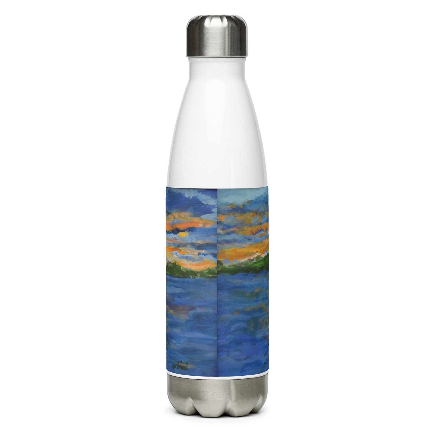 Sunset over the Ocean - Stainless Steel Water Bottle