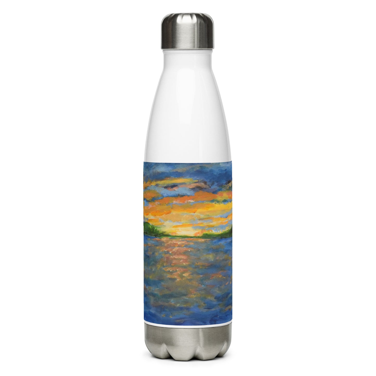 Sunset over the Ocean - Stainless Steel Water Bottle