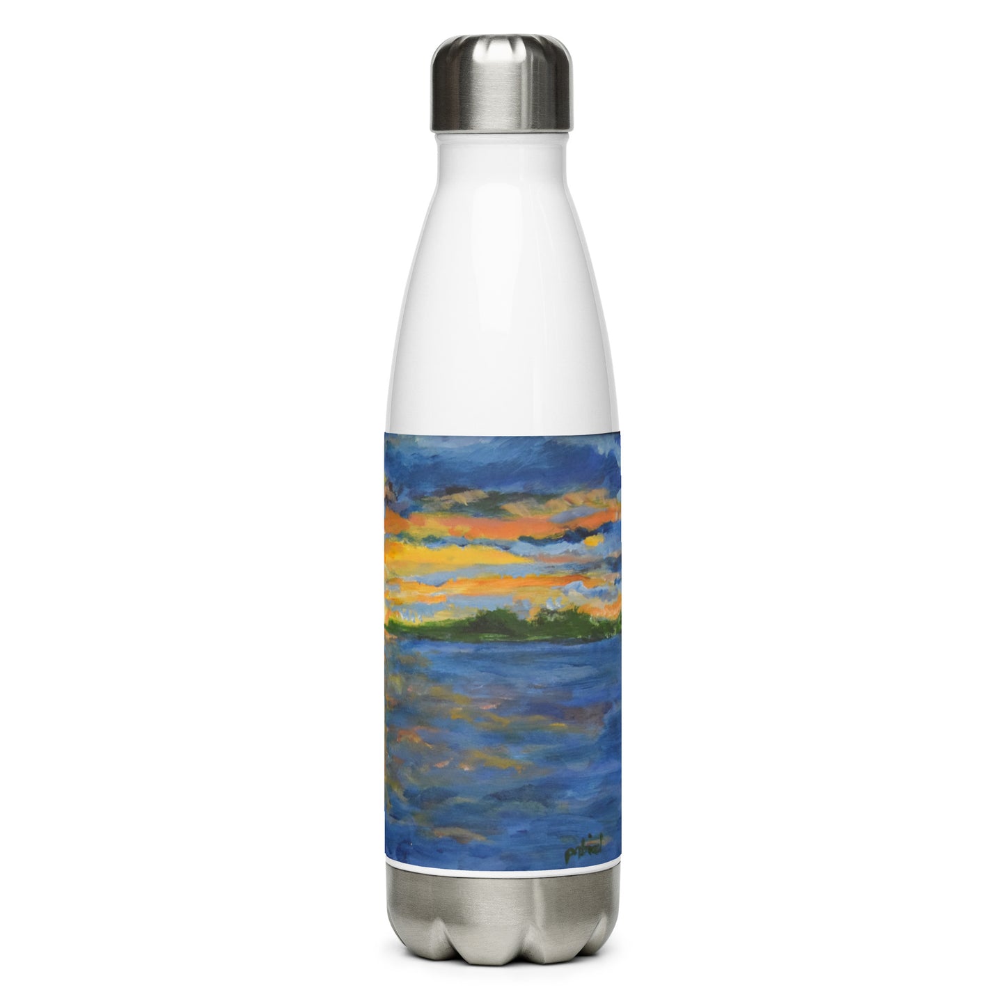 Sunset over the Ocean - Stainless Steel Water Bottle