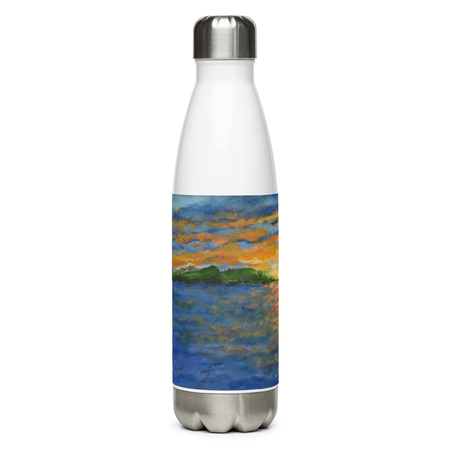 Sunset over the Ocean - Stainless Steel Water Bottle