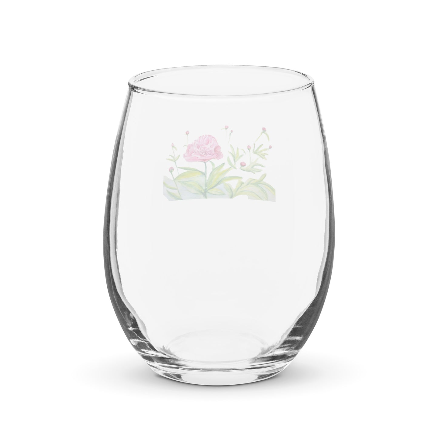 Peony - Stemless wine glass