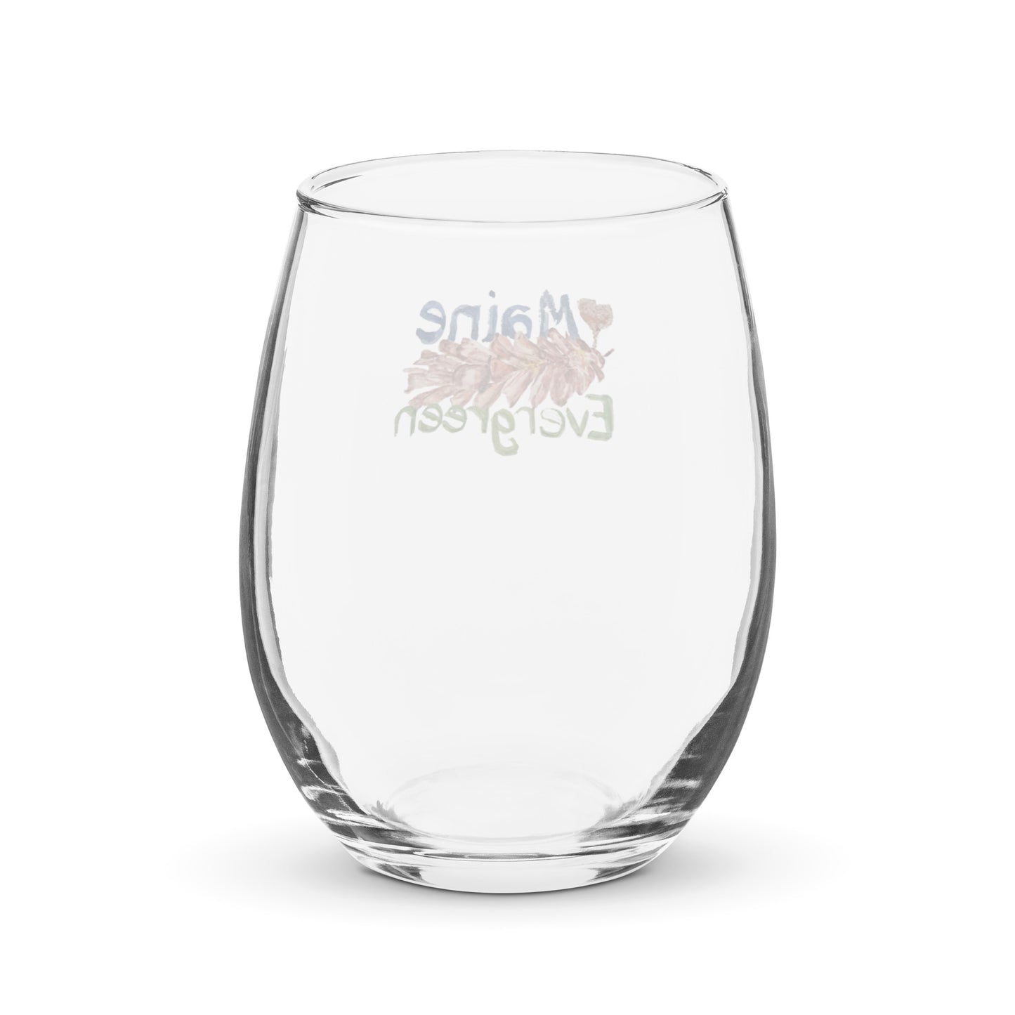 Maine Pinecone - Stemless wine glass