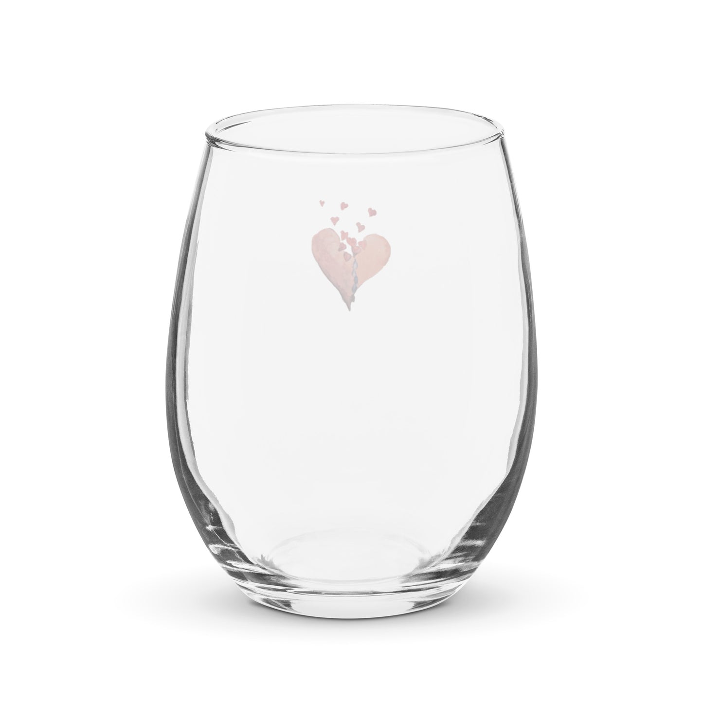 Flowing Heart - Stemless wine glass