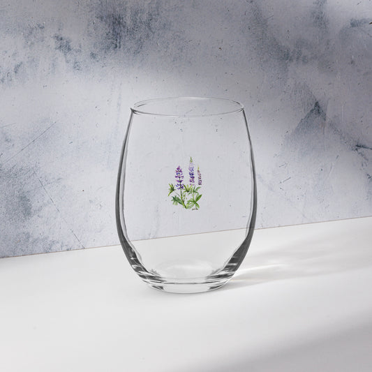 Lupine - Stemless wine glass