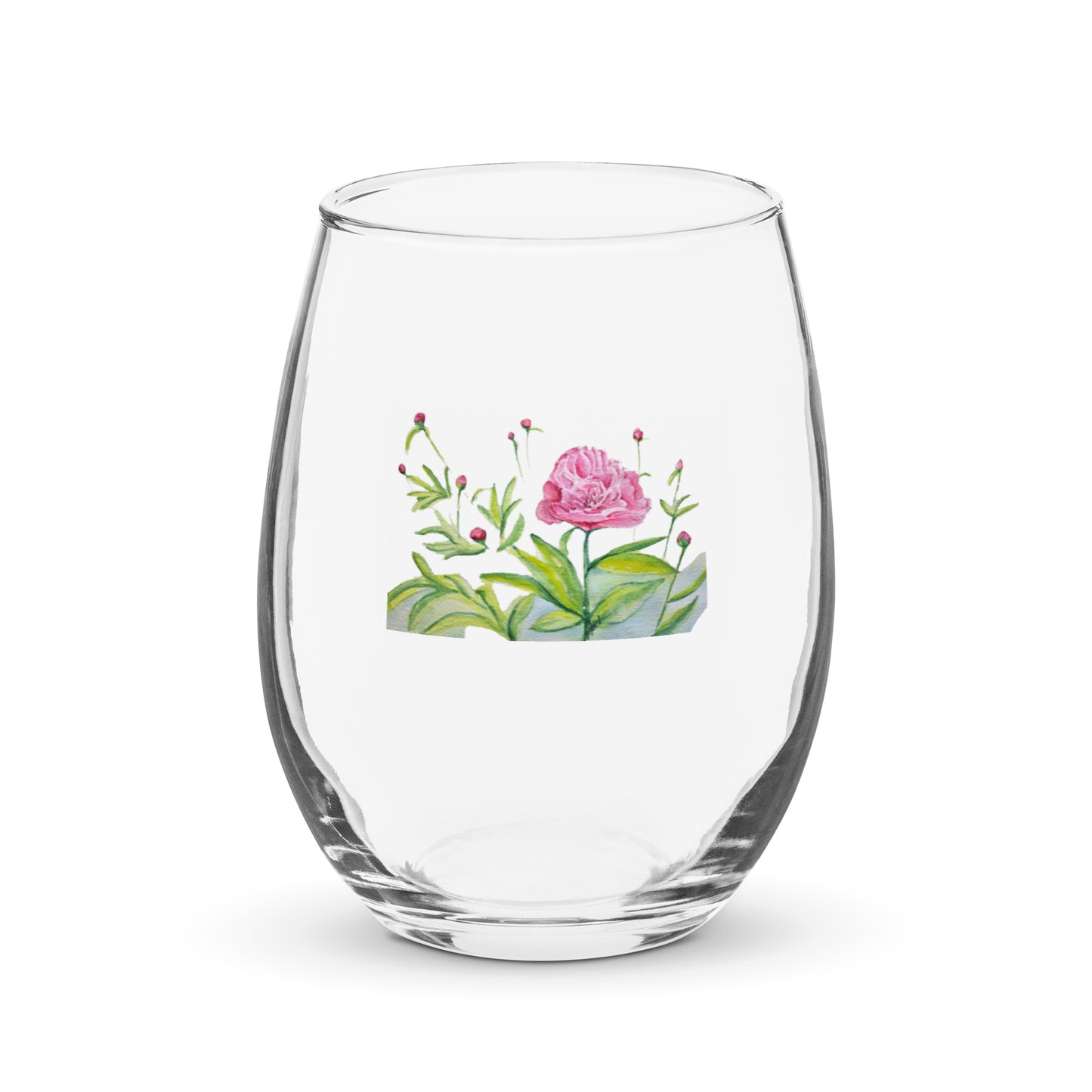 Peony - Stemless wine glass