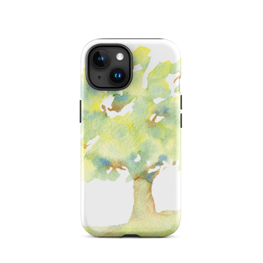 Watercolor tree -Tough Case for iPhone® 15 (etc)