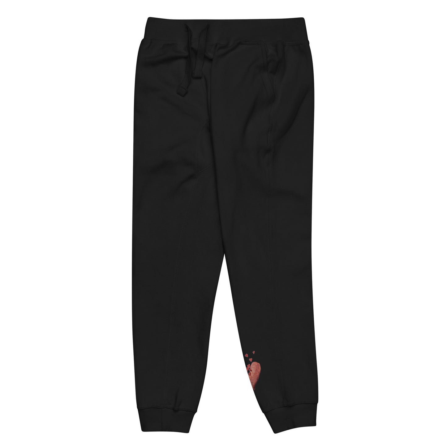 Broken Heart Flowing - Unisex fleece sweatpants