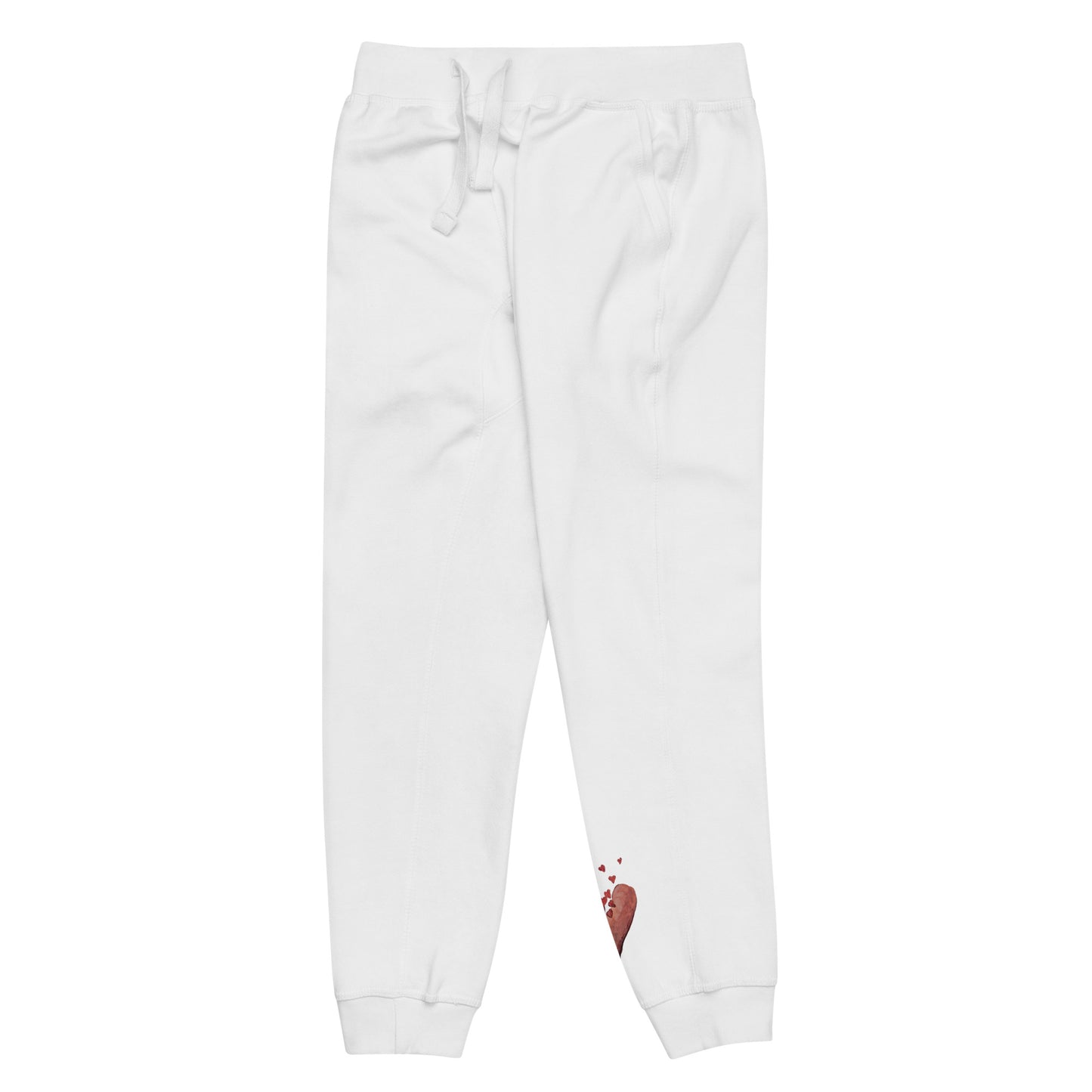 Broken Heart Flowing - Unisex fleece sweatpants