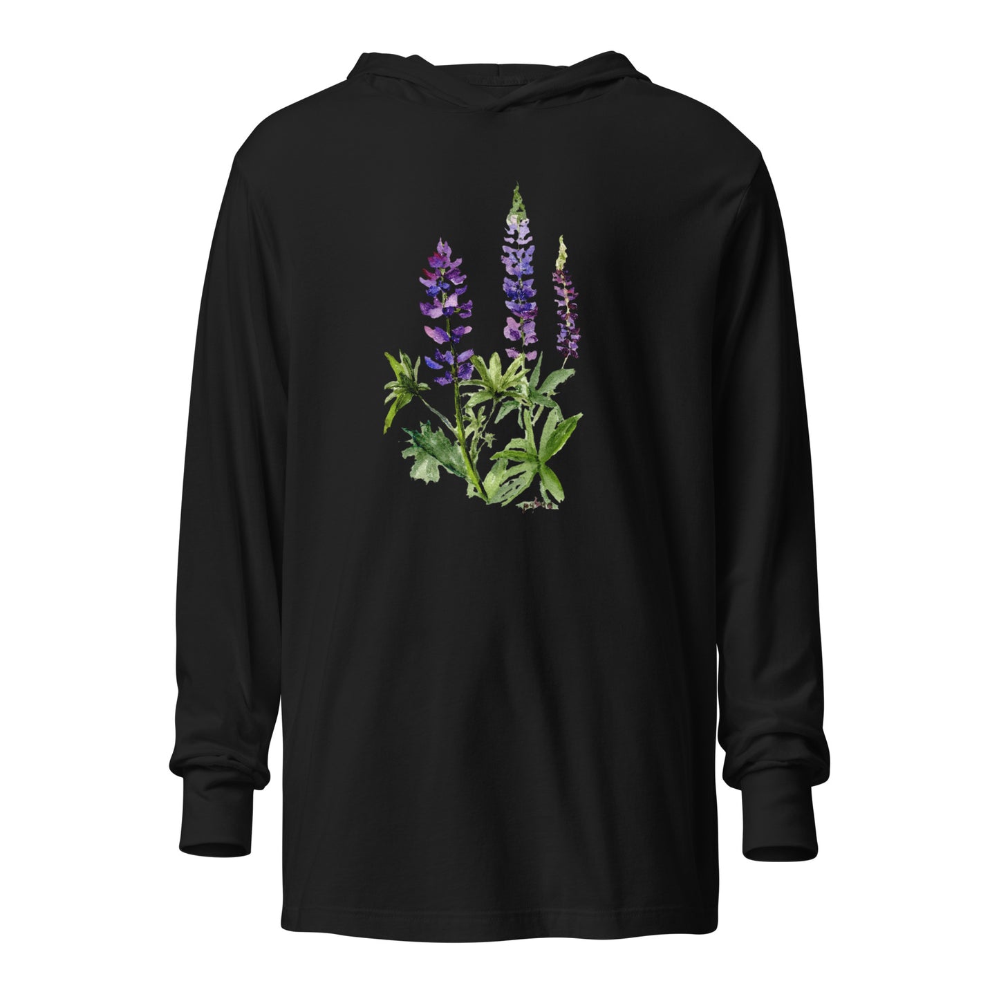 Lupine - Hooded long-sleeve tee