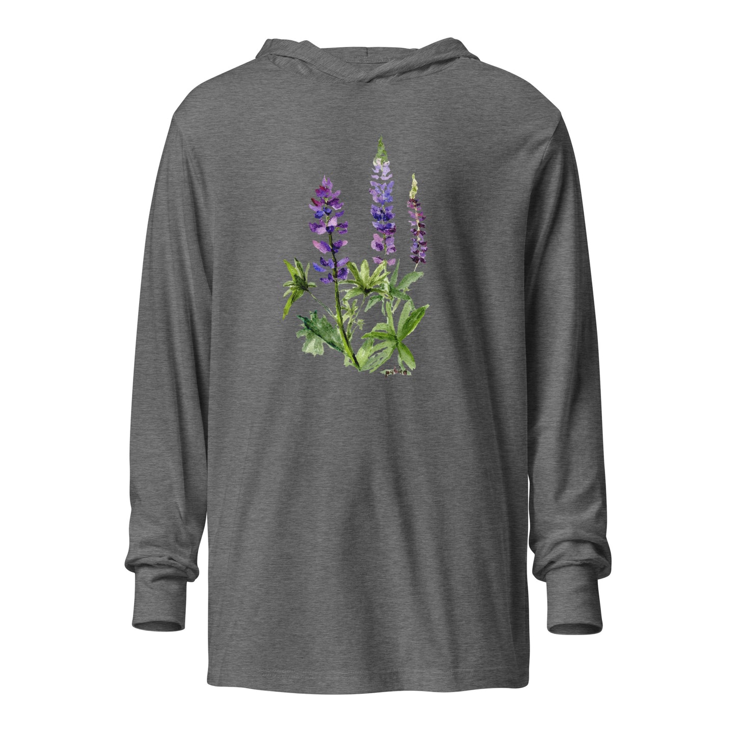 Lupine - Hooded long-sleeve tee