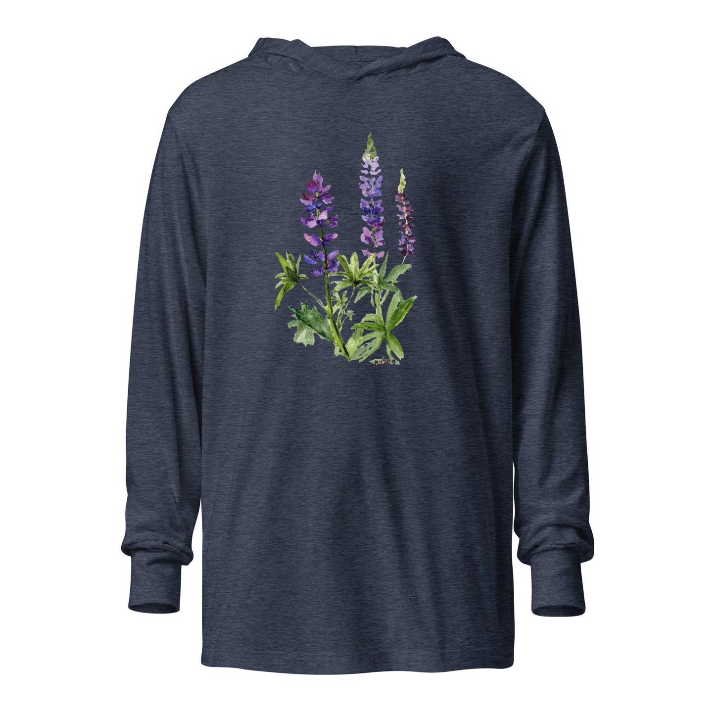 Lupine - Hooded long-sleeve tee