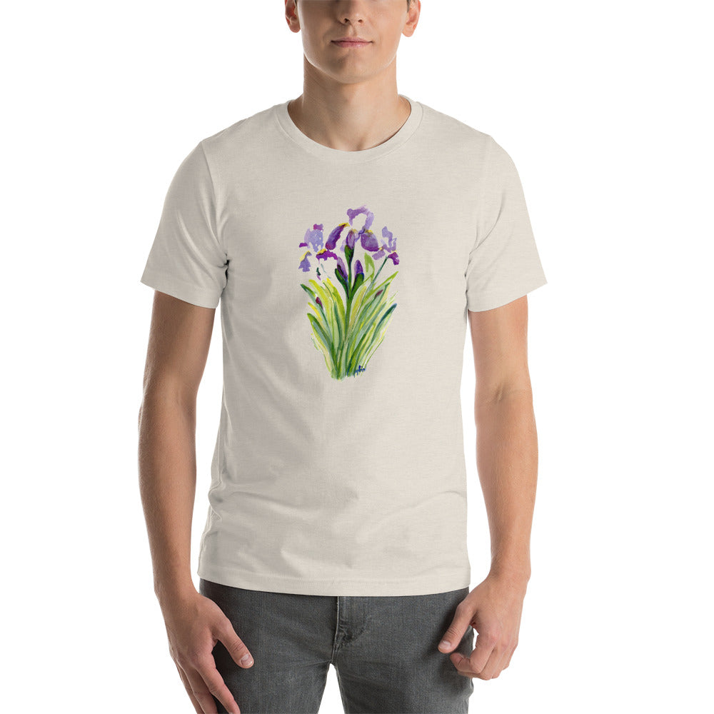 Tall Iris  Unisex t-shirt