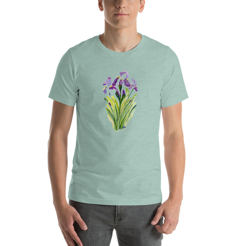 Tall Iris  Unisex t-shirt