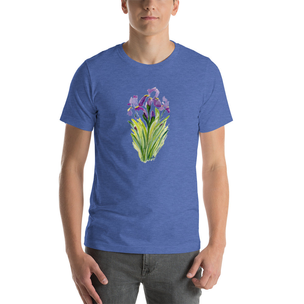 Tall Iris  Unisex t-shirt